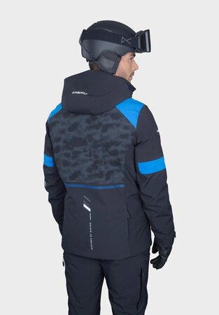 Lyžiarska bunda Stöckli Skijacket WRT Black/Azzurro