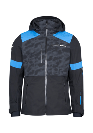 Lyžiarska bunda Stöckli Skijacket WRT Black/Azzurro