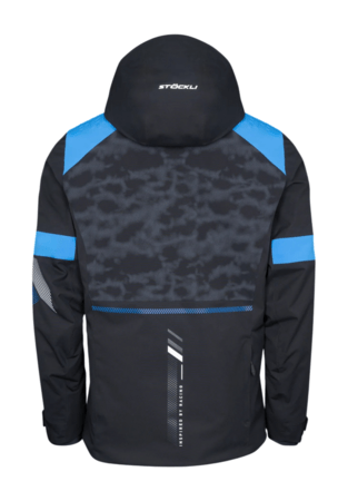 Lyžiarska bunda Stöckli Skijacket WRT Black/Azzurro