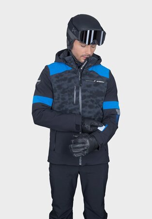 Lyžiarska bunda Stöckli Skijacket WRT Black/Azzurro