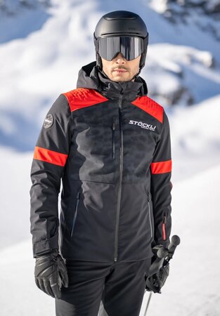 Lyžiarska bunda Stöckli Skijacket WRT Black/Red