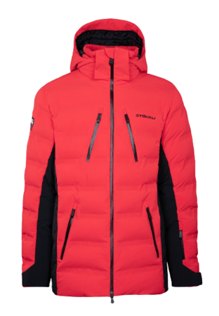 Bunda Stöckli Skijacket WRT Cross Red-Black