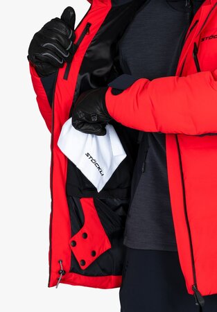 Bunda Stöckli Skijacket WRT Cross Red-Black