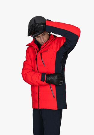 Bunda Stöckli Skijacket WRT Cross Red-Black