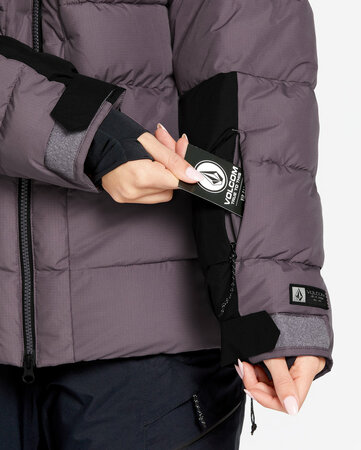 Zimná bunda Volcom Puﬄeup Jacket Dusty Lavender
