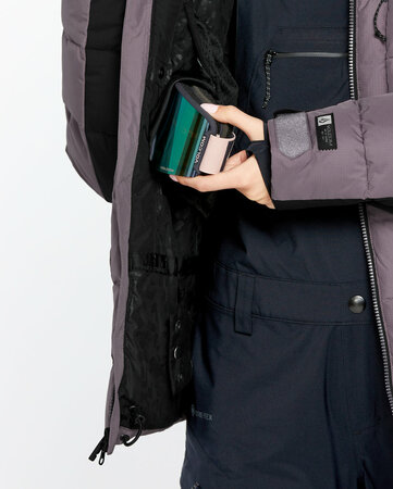 Zimná bunda Volcom Puﬄeup Jacket Dusty Lavender