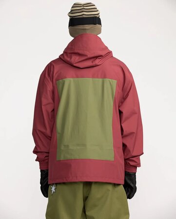 Zimná bunda Volcom Arthur 3L Jacket Burnt Red