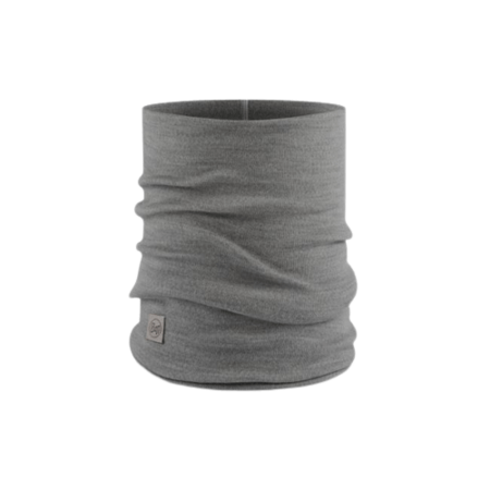 Nákrčník Buff Merino Heavyweight Neck Warmer Solid Light Grey
