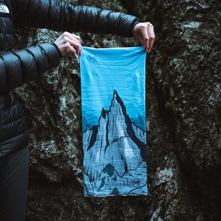 Nákrčník Buff Original Ecostretch Mních Blue