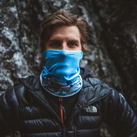 Nákrčník Buff Original Ecostretch Mních Blue