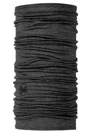 Nákrčník Buff Merino Lightweight Solid Grey