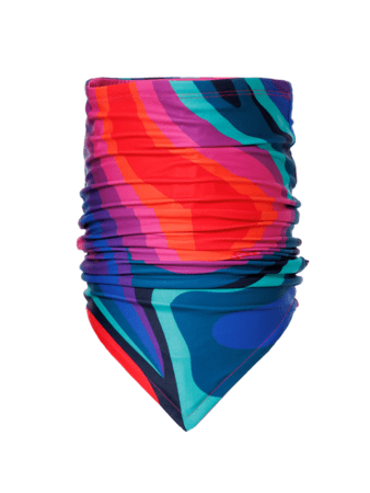 Nákrčník Goldbergh Cirque Neckwarmer Absinthe Rainbow