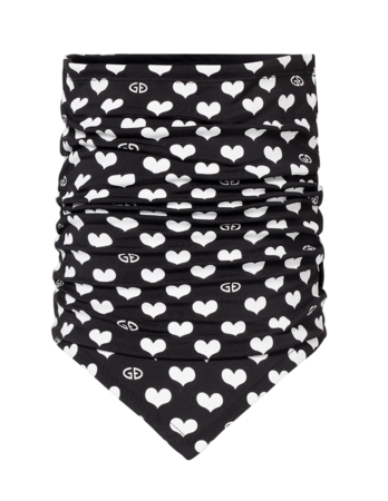 Nákrčník Goldbergh Cupid Neckwarmer Cuori Black