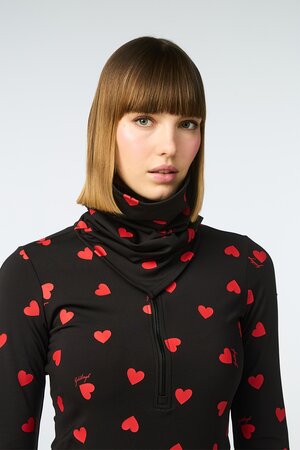 Nákrčník Goldbergh Kouki Neckwarmer Black/Flame