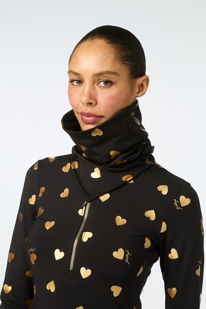 Nákrčník Goldbergh Kouki Neckwarmer Black/Gold