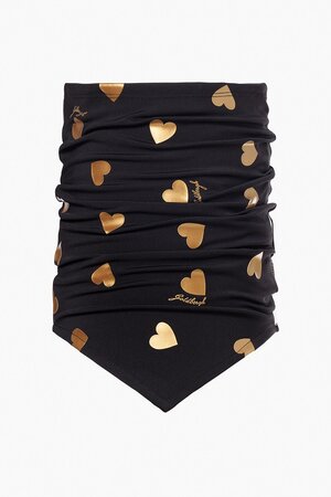 Nákrčník Goldbergh Kouki Neckwarmer Black/Gold