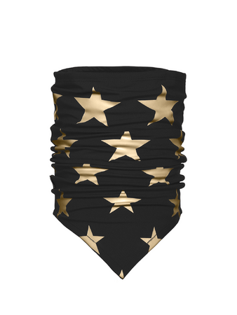 Nákrčník Goldbergh Ontario Neckwarmer Black/Gold