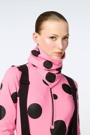 Nákrčník Goldbergh Tama Neckwarmer Dots Pink Cosmos