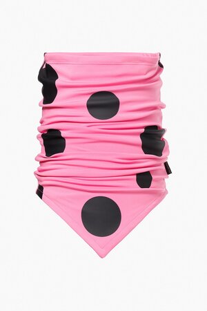 Nákrčník Goldbergh Tama Neckwarmer Dots Pink Cosmos