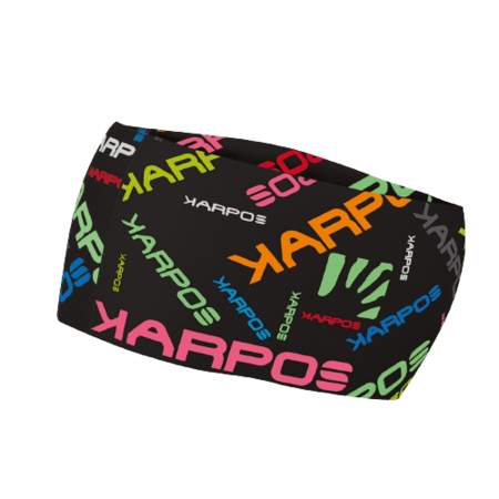 Čelenka Karpos Pelmo Headband Black/Multicolor