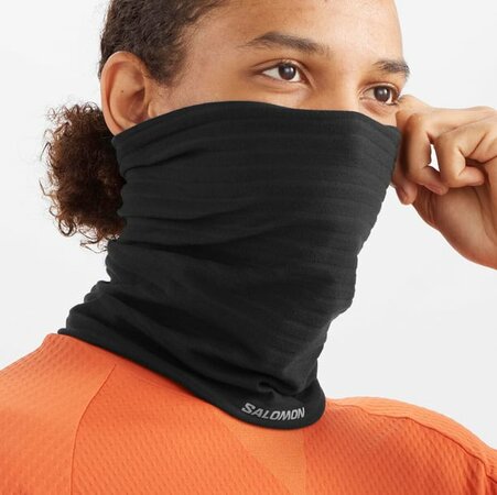 Nákrčník Salomon RS Warm Tube Deep Black