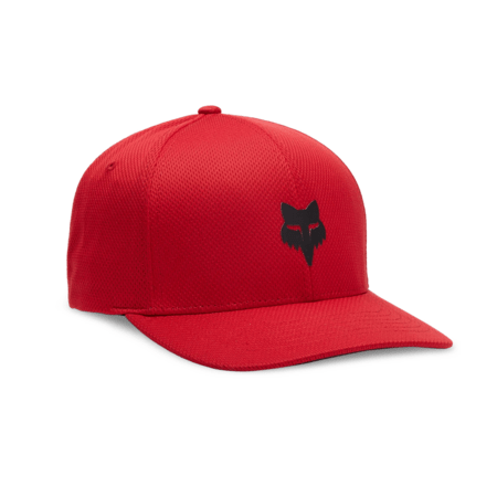 Šiltovka Fox Racing Head Tech Flexfit Hat Flame Red