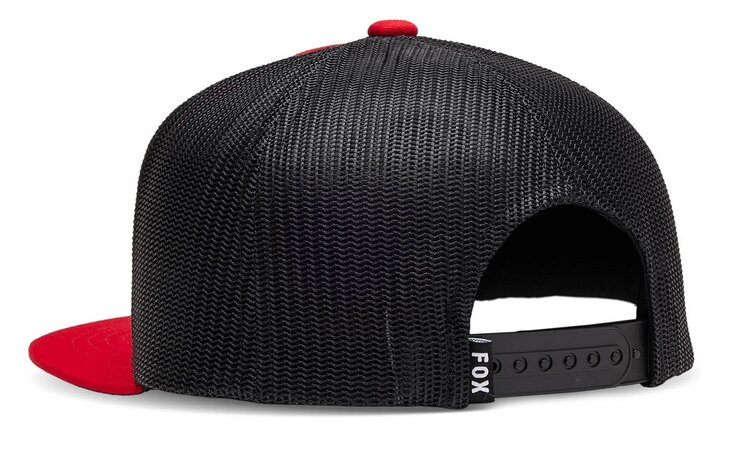 Detská šiltovka Fox Racing Youth Absolute Mesh Snapback Flame Red
