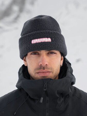 Zimná čiapka Armada McCole Hi-Pile Fleece Beanie Black