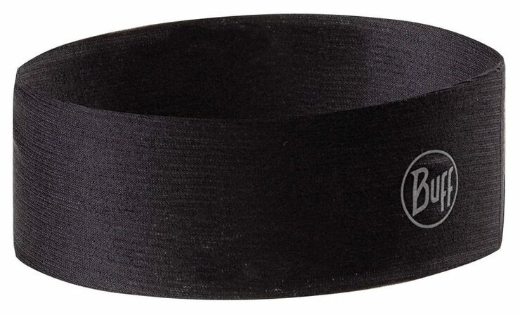 Čelenka Buff Coolnet UV+ Slim Headband Black