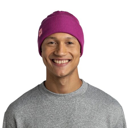 Čiapka Buff Crossknit Beanie Solid Orchid