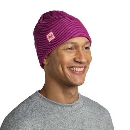 Čiapka Buff Crossknit Beanie Solid Orchid