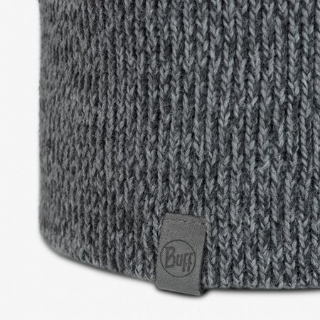 Čiapka Buff Knitted Beanie Jarn Grey Melange