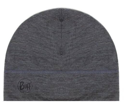 Čiapka Buff Merino Lightweight Beanie Solid Grey