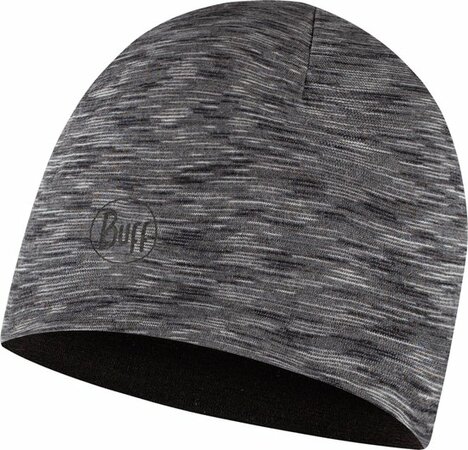 Čiapka Buff Merino Lightweight Reversible Hat Black/Graphite Multistripes