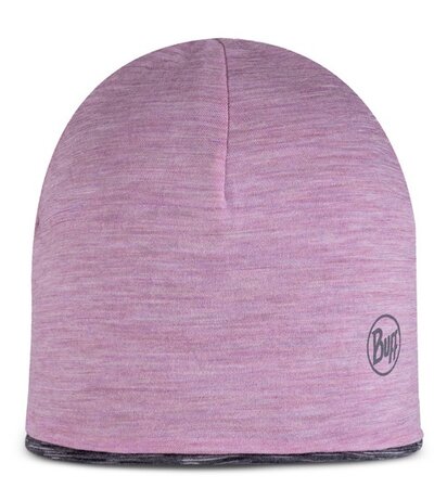 Čiapka Buff Merino Lightweight Reversible Hat Pansy/Graphite Multistripes