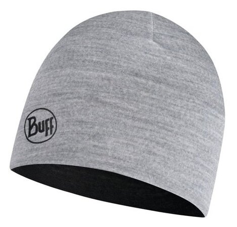 Čiapka Buff Wool Reversible Lightweight Hat Kids Beanie Black Grey