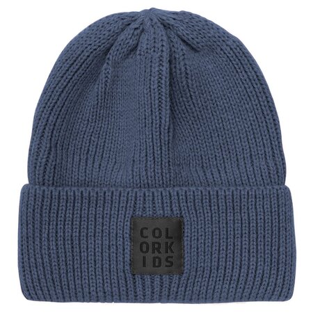 Detská čiapka Color Kids Beanie Wool Vintage Indigo
