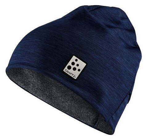 Čiapka Craft Microfleece Ponyt Tmavomodrá