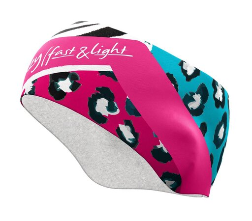 Čelenka Crazy Idea Band Fast Cut Thermo Black/Zebra