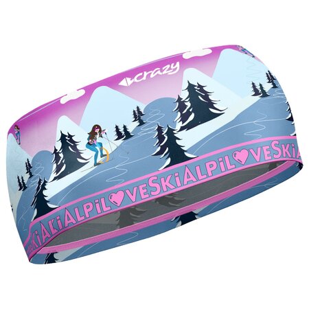 Čelenka Crazy Idea Band Double I love Skialp