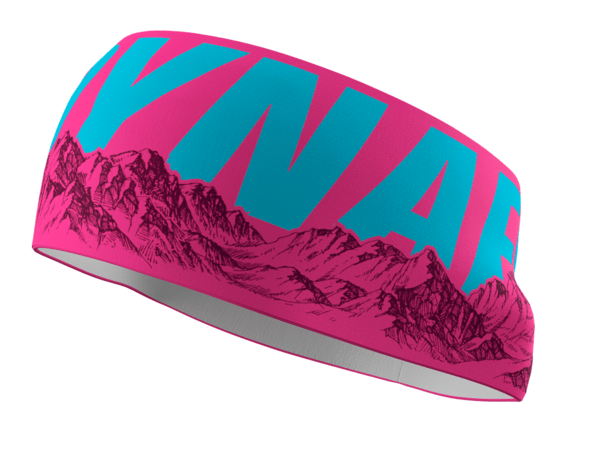 Čelenka Dynafit Graphic Performance Headband Pink Glo