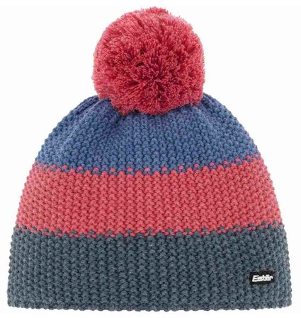 Zimná čiapka Eisbär Star Pompon MÜ Sivá/Červená/Modrá