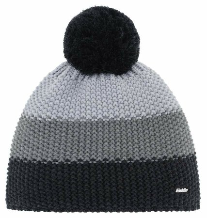 Zimná čiapka Eisbär Star Pompon MÜ Sivá/Čierna