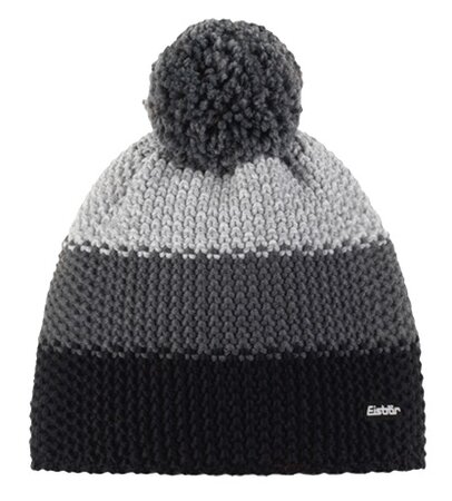 Zimná čiapka Eisbär Star Pompon MÜ SP Grey/Black Zimná čiapka Eisbär Star Pompon MÜ SP Grey/Black