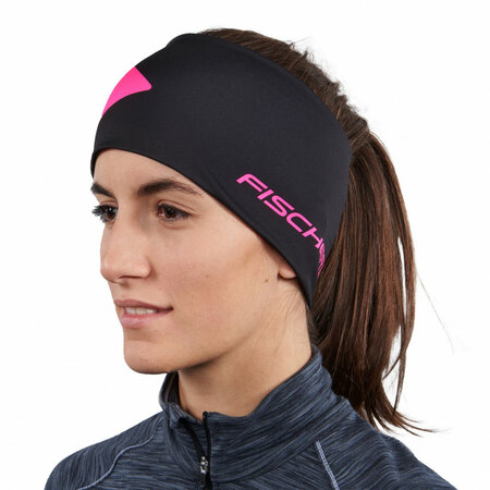 Čelenka Fischer Oberstdorf Black/Neonpink