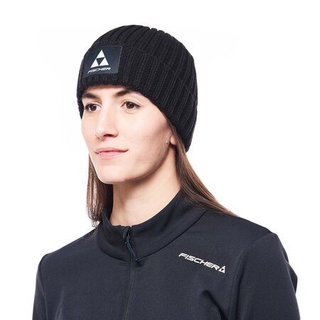 Zimná čiapka Fischer Logo Beanie Black