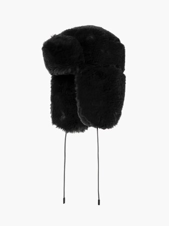 Čiapka Goldbergh Cher Fluffy Aviator Hat Black 24/25