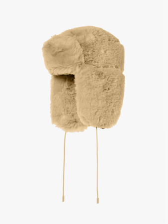 Čiapka Goldbergh Cher Fluffy Aviator Hat Caramello