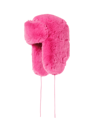 Čiapka Goldbergh Cher Fluffy Aviator Hat Passion Pink
