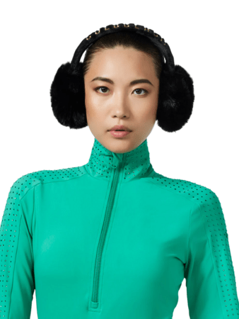 Chrániče úší Goldbergh Fluffy Ear Warmers Black 24/25